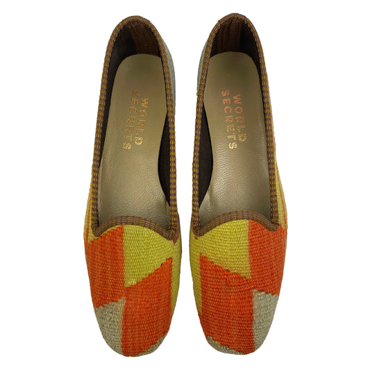 Leaf - UK 6 Ladies Kilim Shoe