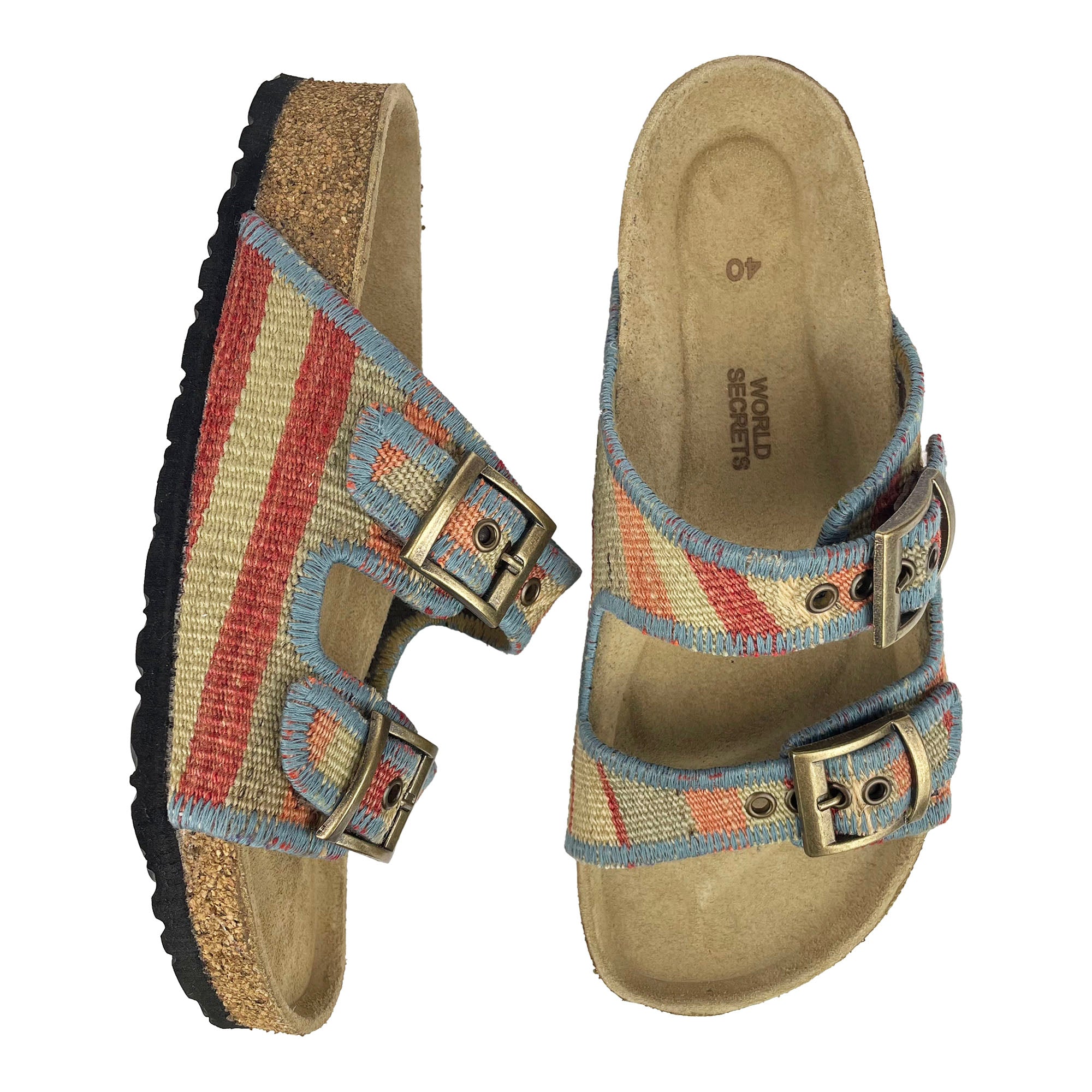 Melon - UK 7 Kilim Sandals