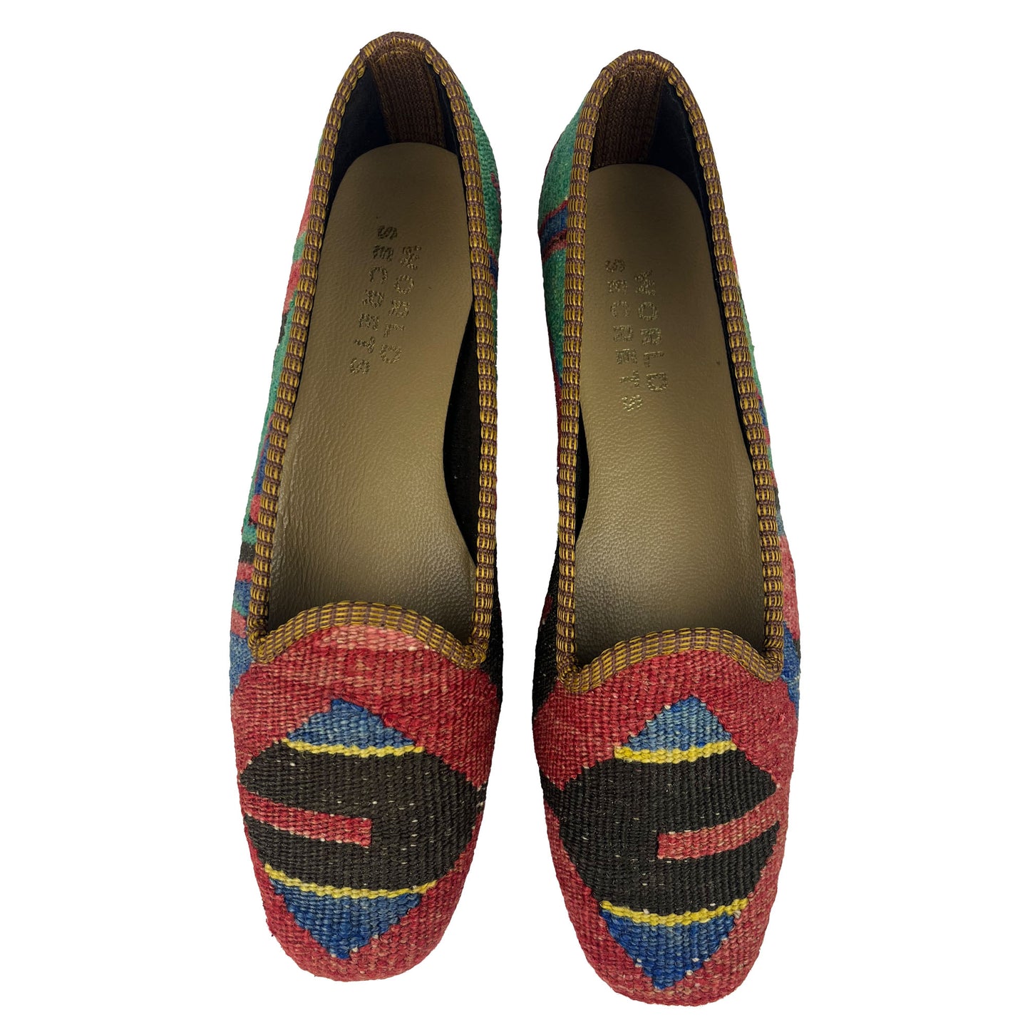 Denim - UK 8 Ladies Kilim Shoe