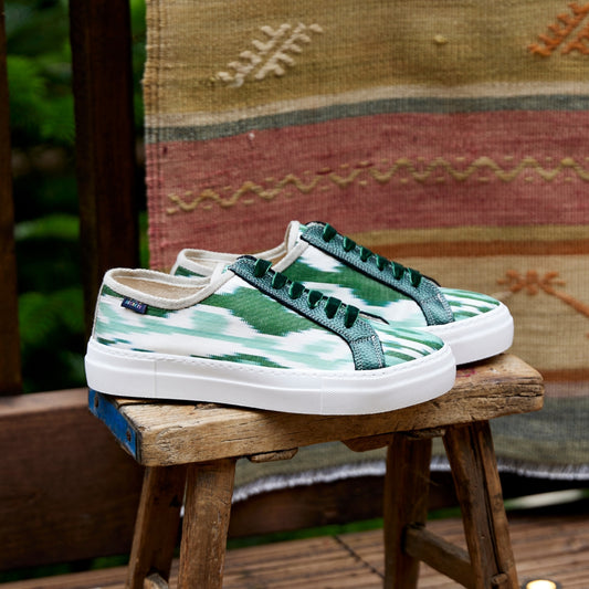 Emerald Green - 'She Who Dares' Sneakers