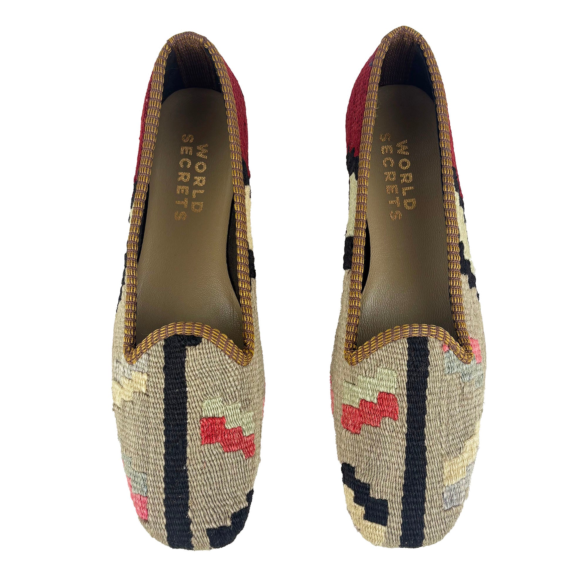 Glass - UK 7 Ladies Kilim Shoe