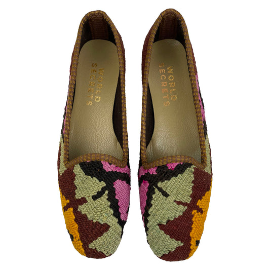 Tile - UK 5 Ladies Kilim Shoe