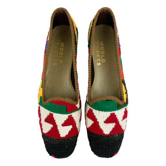 Bonfire - UK 5 Ladies Kilim Shoe