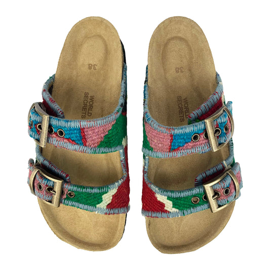 Forest - UK 5 Kilim Sandals