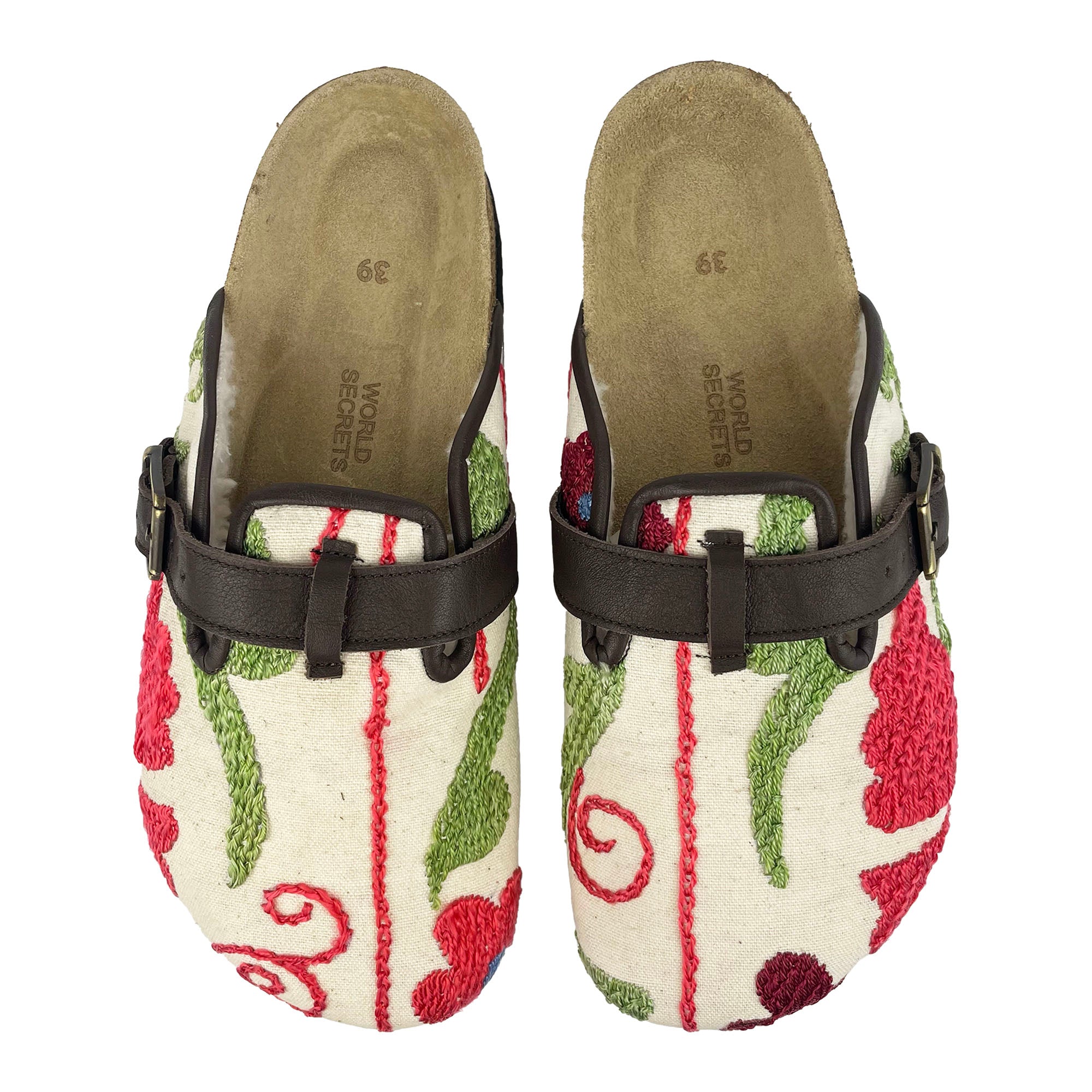Rouge - UK 6 Suzani Clog
