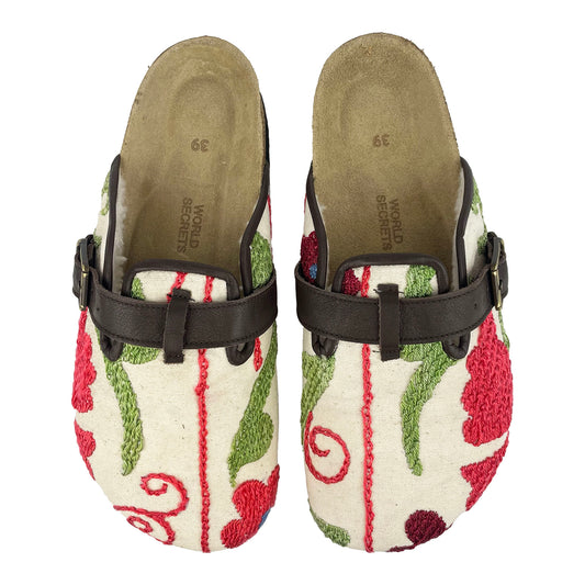 Rouge - UK 6 Suzani Clog