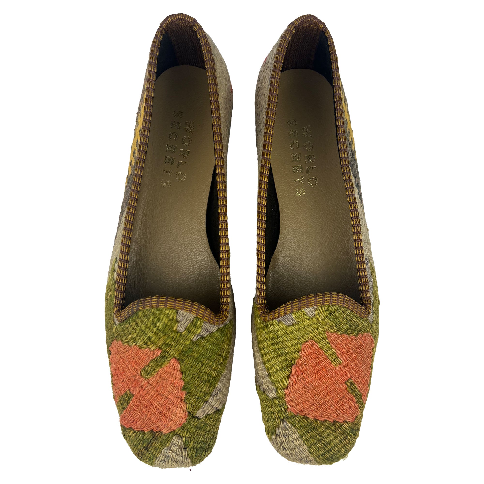 Glass - UK 7 Ladies Kilim Shoe