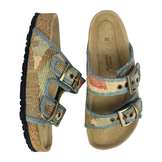 Sail - UK 5 Kilim Sandals