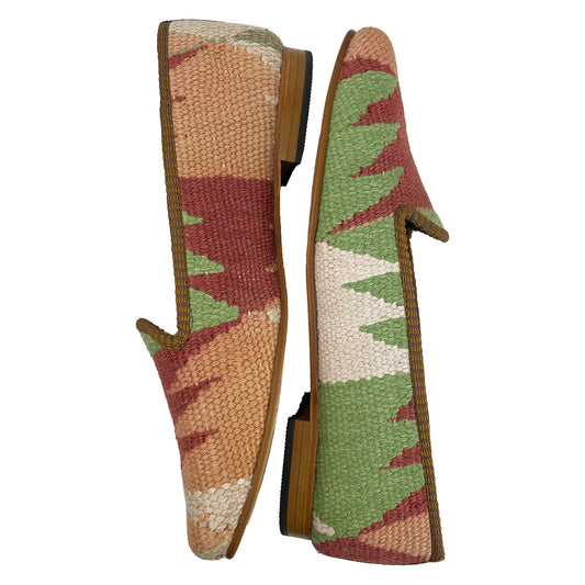 Maroon - UK 7 Ladies Kilim Shoe