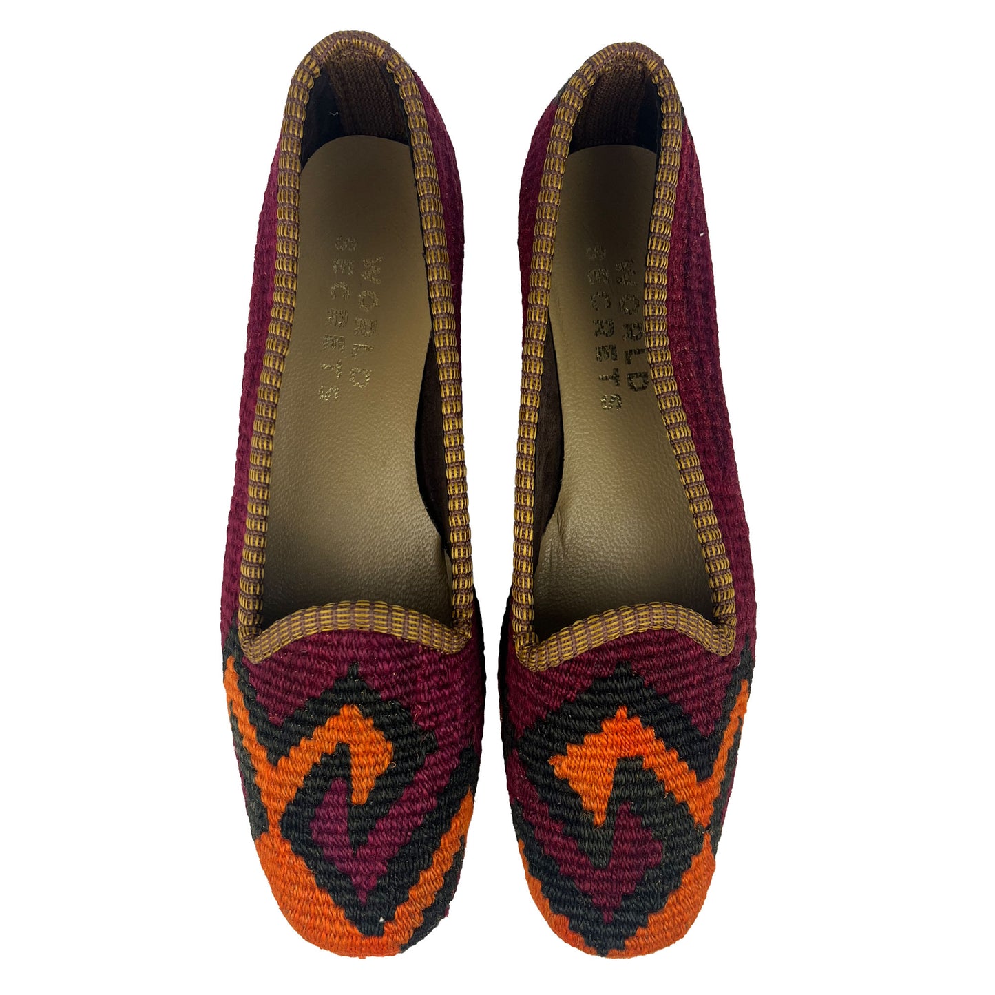 Checker - UK 5 Ladies Kilim Shoe