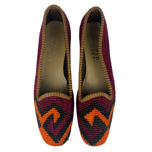 Checker - UK 5 Ladies Kilim Shoe