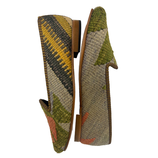 Glass - UK 7 Ladies Kilim Shoe