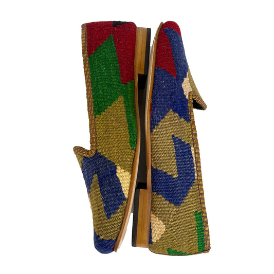 Denim - UK 4 Ladies Kilim Shoe