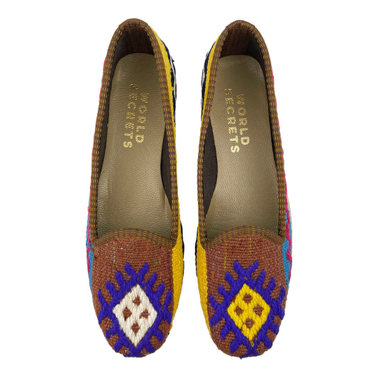 Ocean - UK 4 Ladies Kilim Shoe