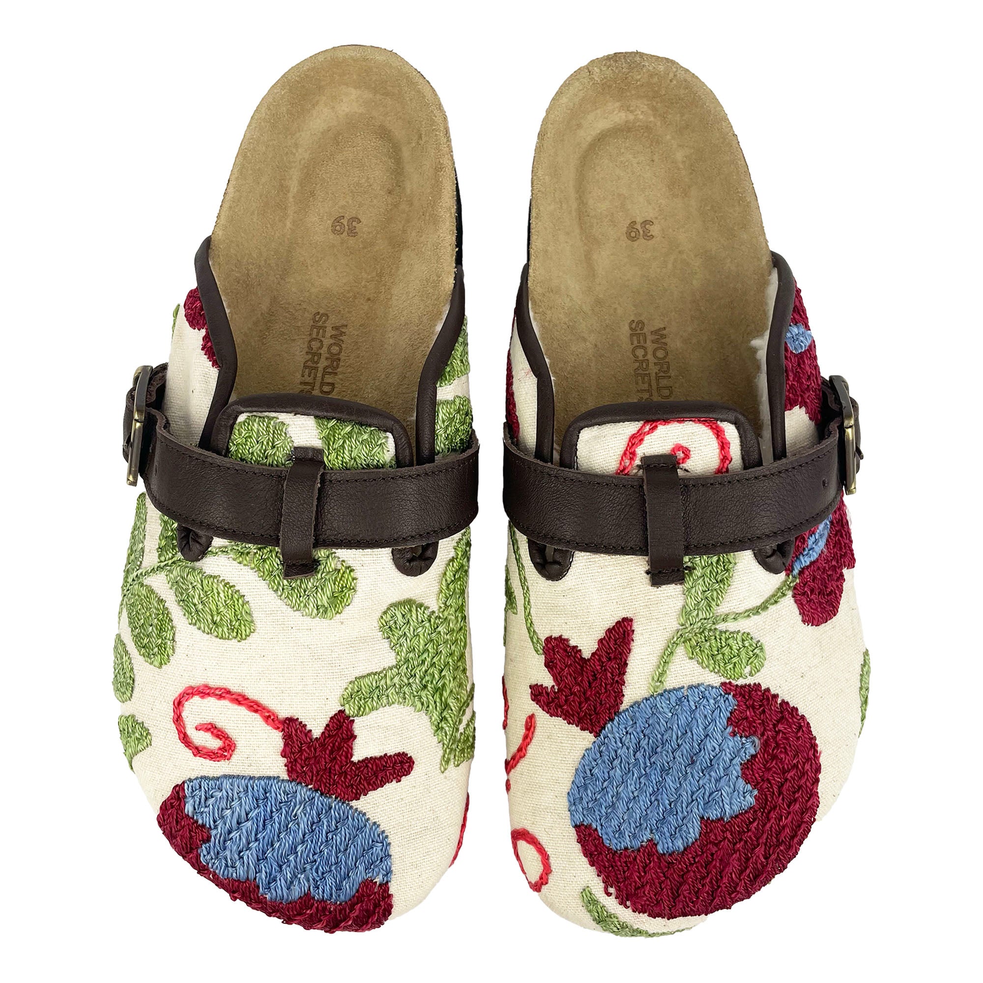 Berry - UK 6 Suzani Clog