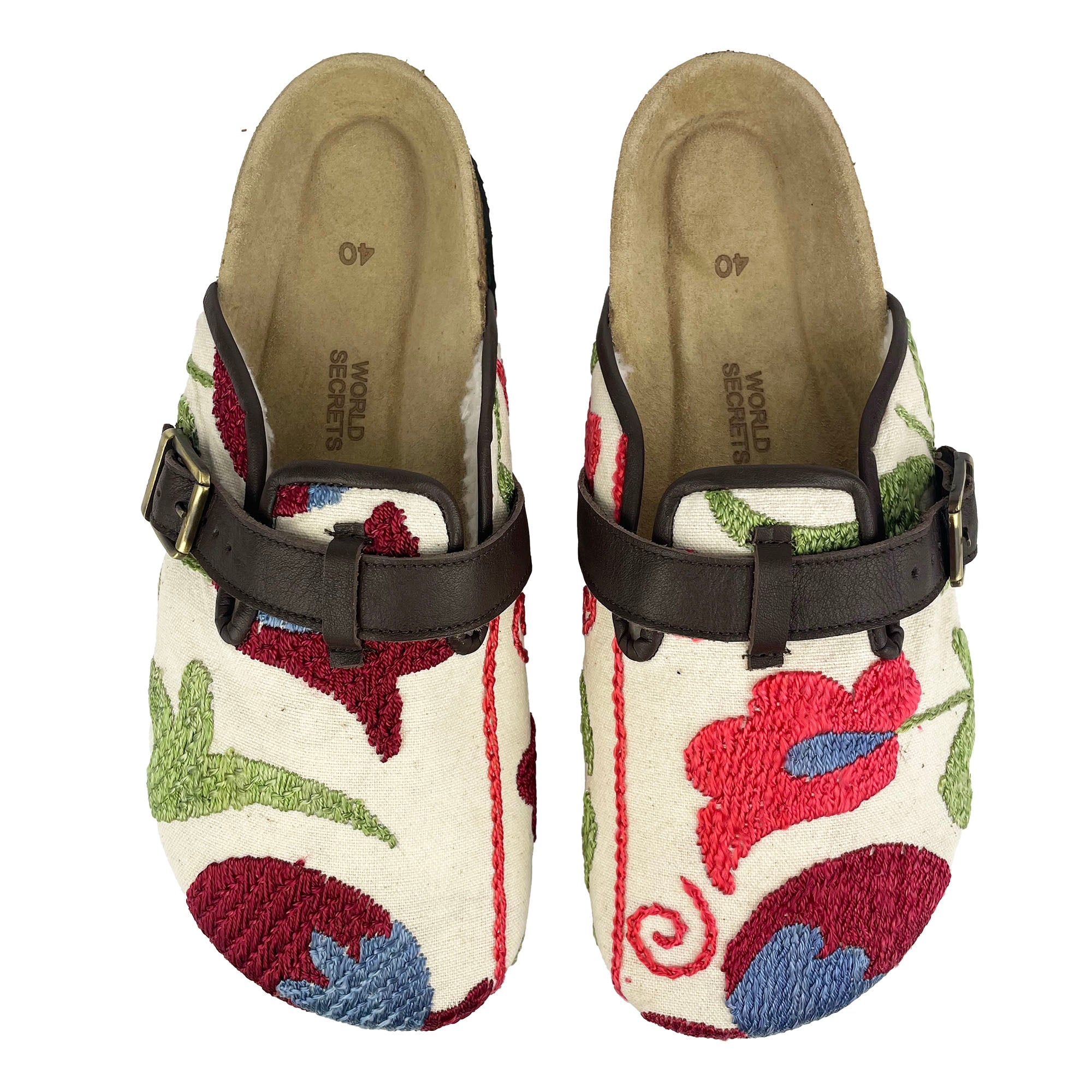 Maple - UK 7 Suzani Clog