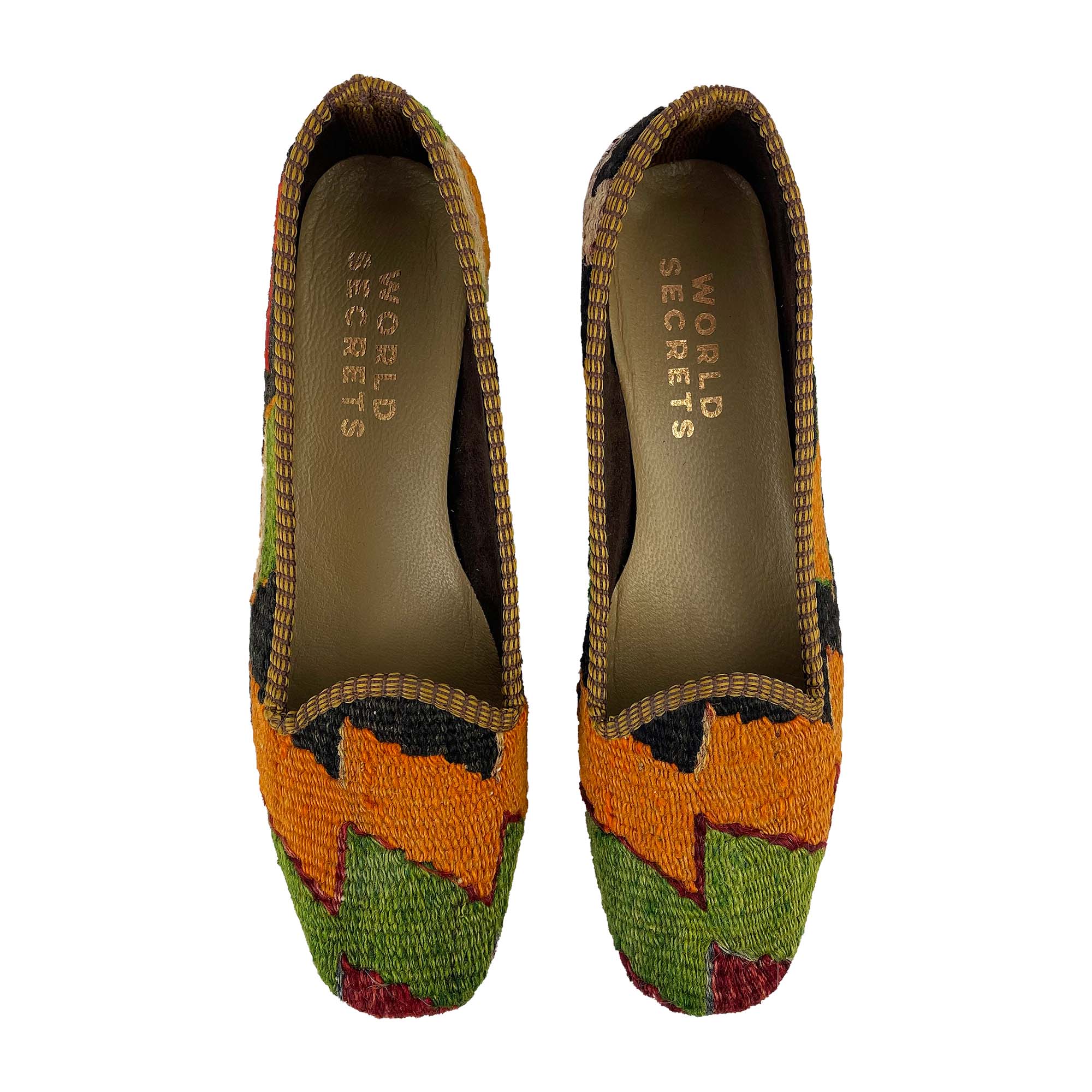 Antique - UK 5 Ladies Kilim Shoe