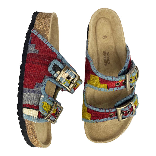 Casa - UK 7 Kilim Sandals