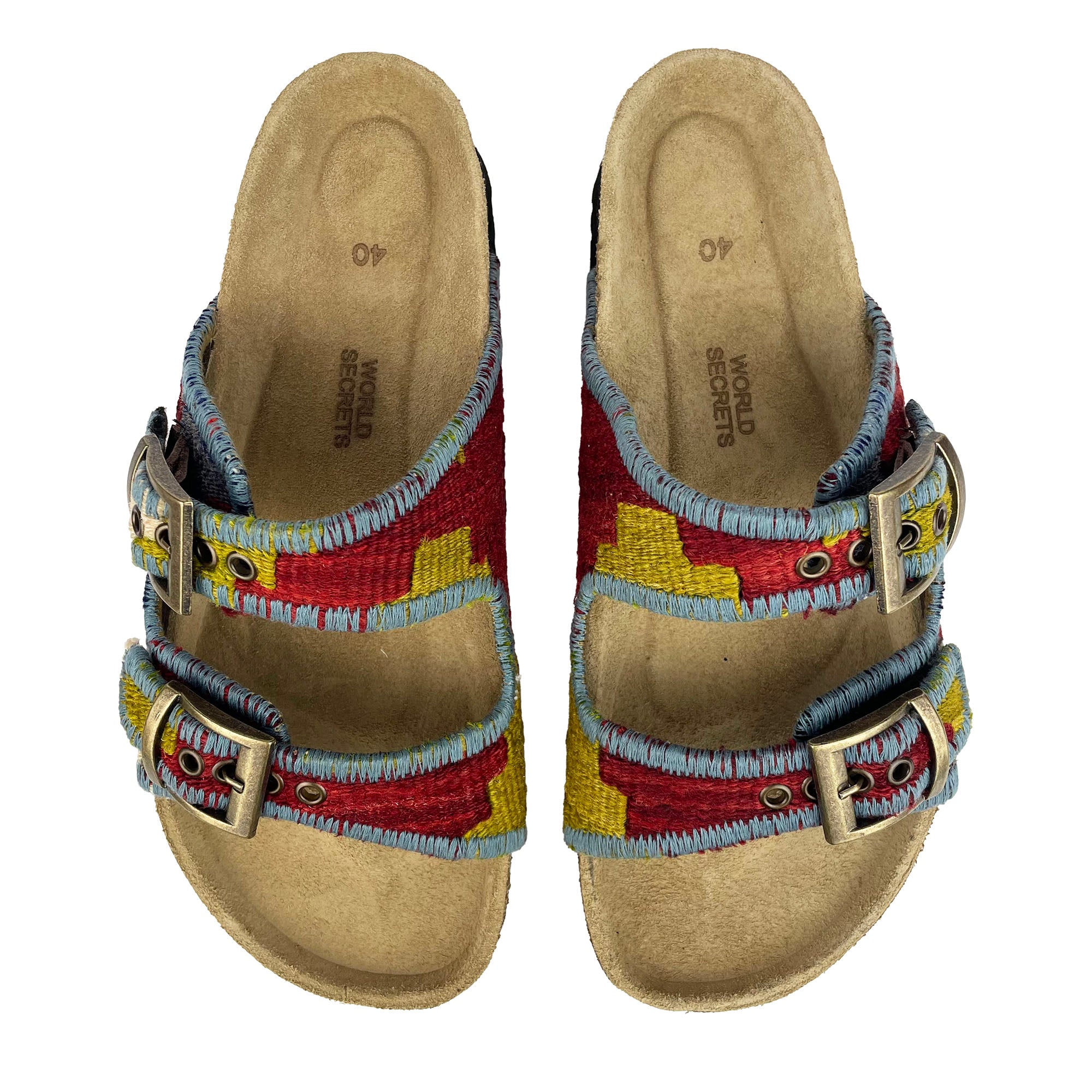 Casa - UK 7 Kilim Sandals