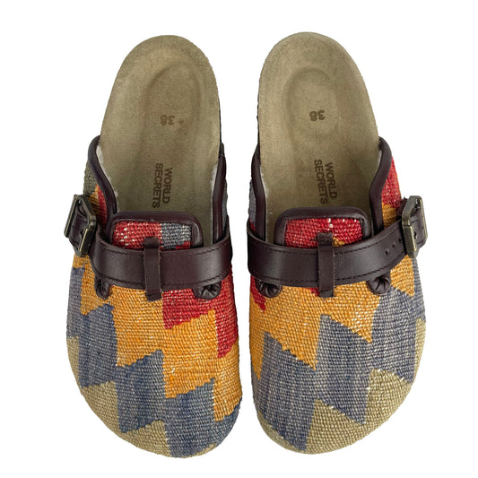 Flame - UK 5 Ladies Carpet Clog