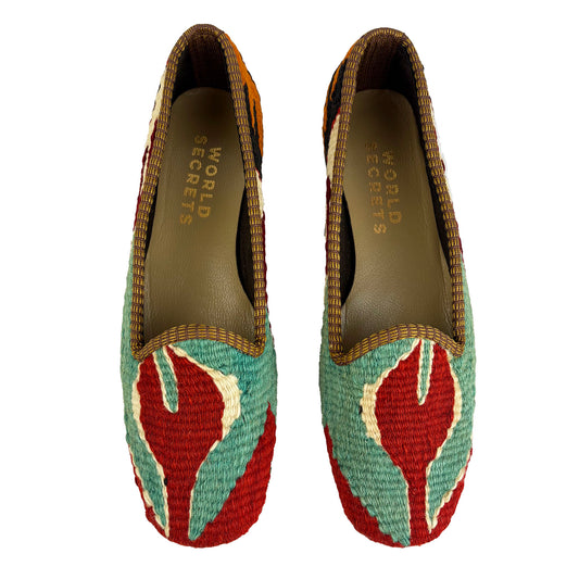 Multi - UK 5 Ladies Kilim Shoe