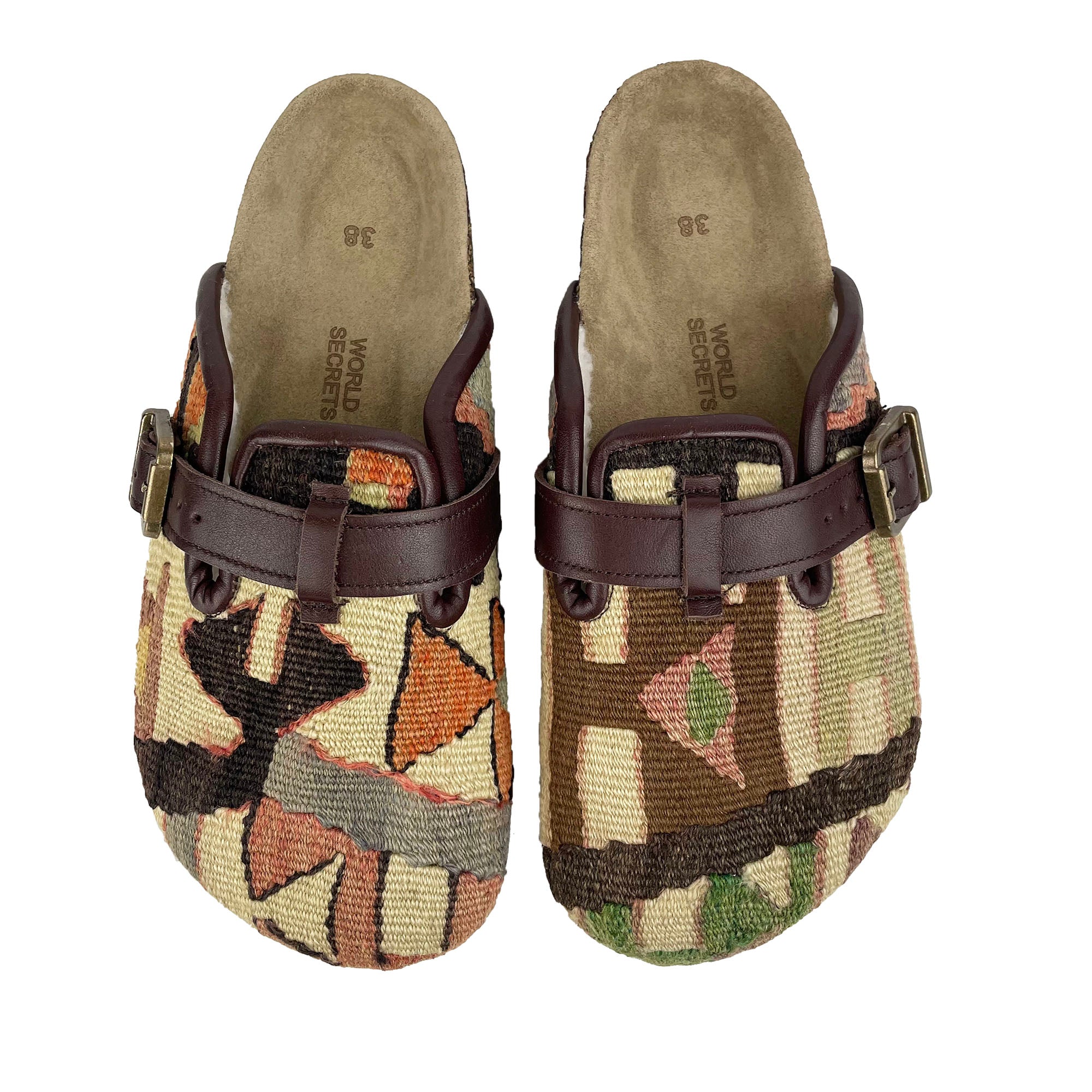 Pine - UK 5 Ladies Carpet Clog