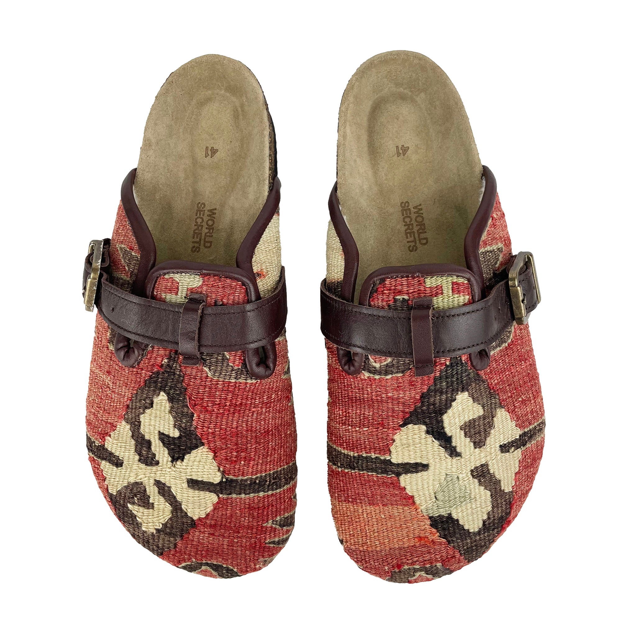 Geranium - UK 8 Ladies Carpet Clog