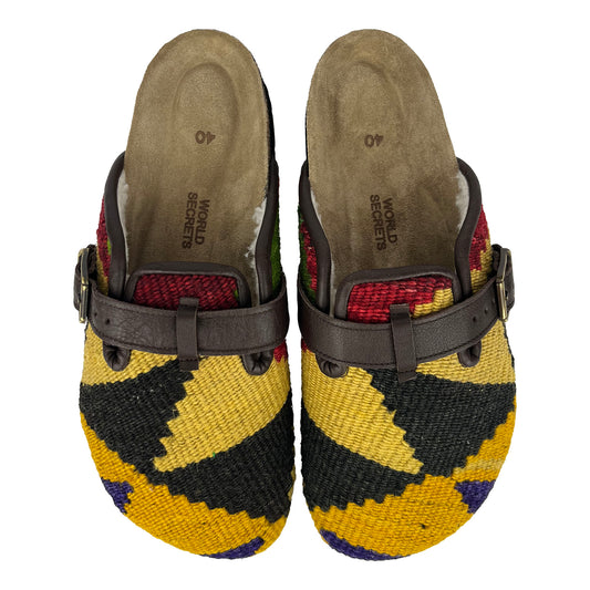 Cedar - UK 7 Unisex Carpet Clog