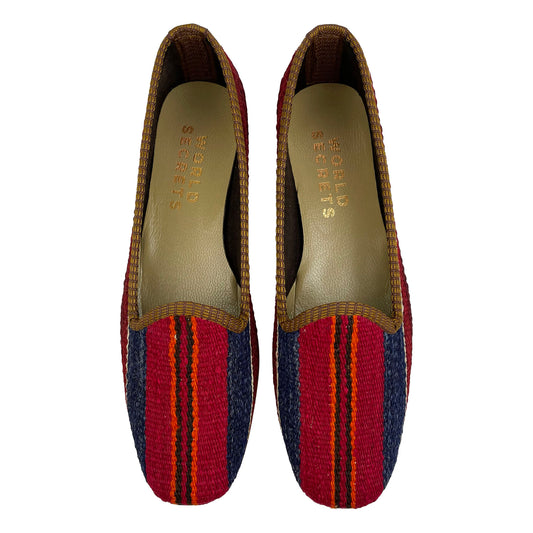 Stripe - UK 4 Ladies Kilim Shoe