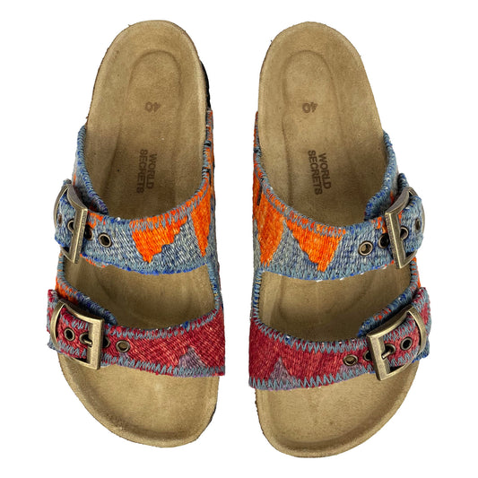 Tangerine - UK 7 Kilim Sandals