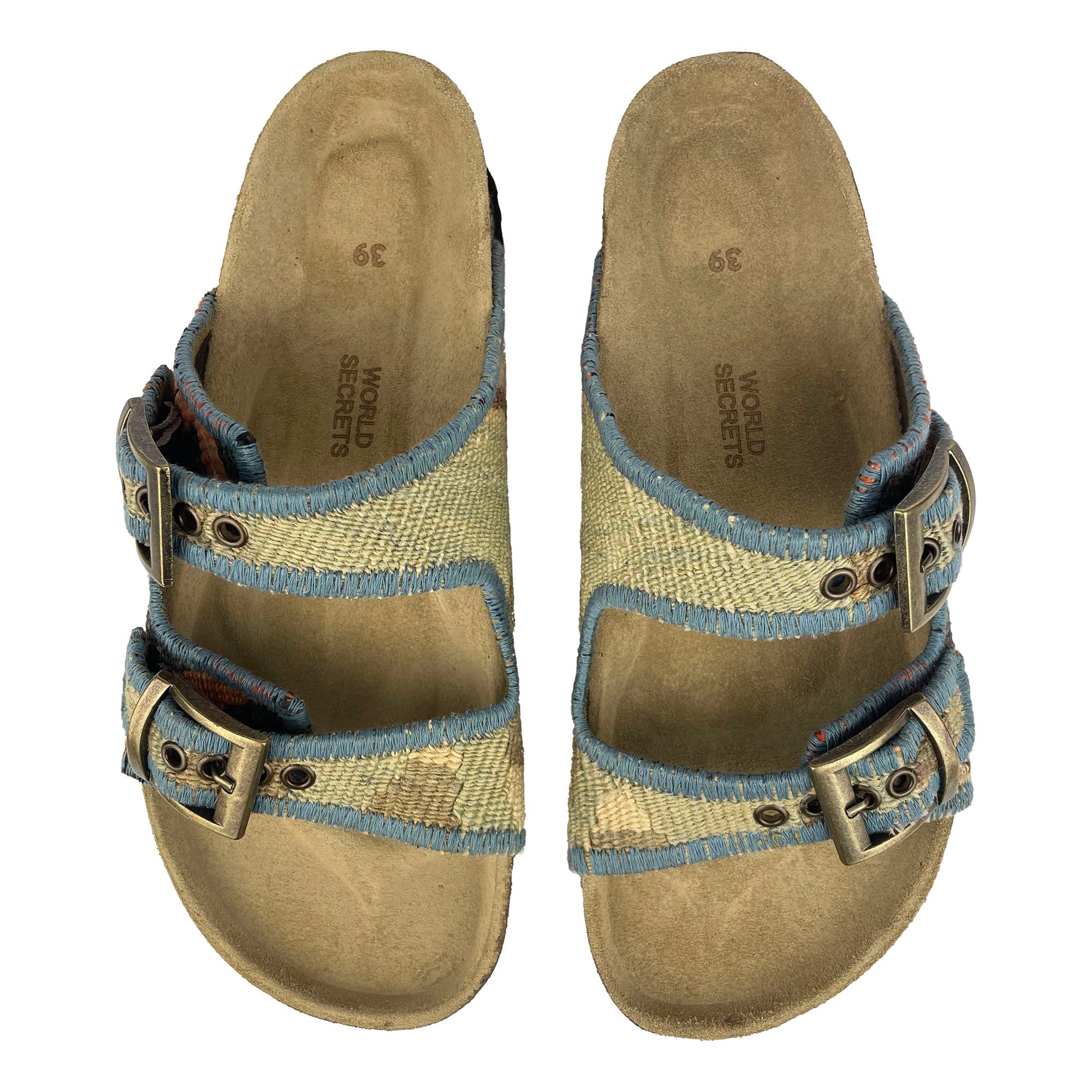 Shell - UK 6 Kilim Sandals