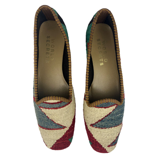 Antique - UK 5 Ladies Kilim Shoe