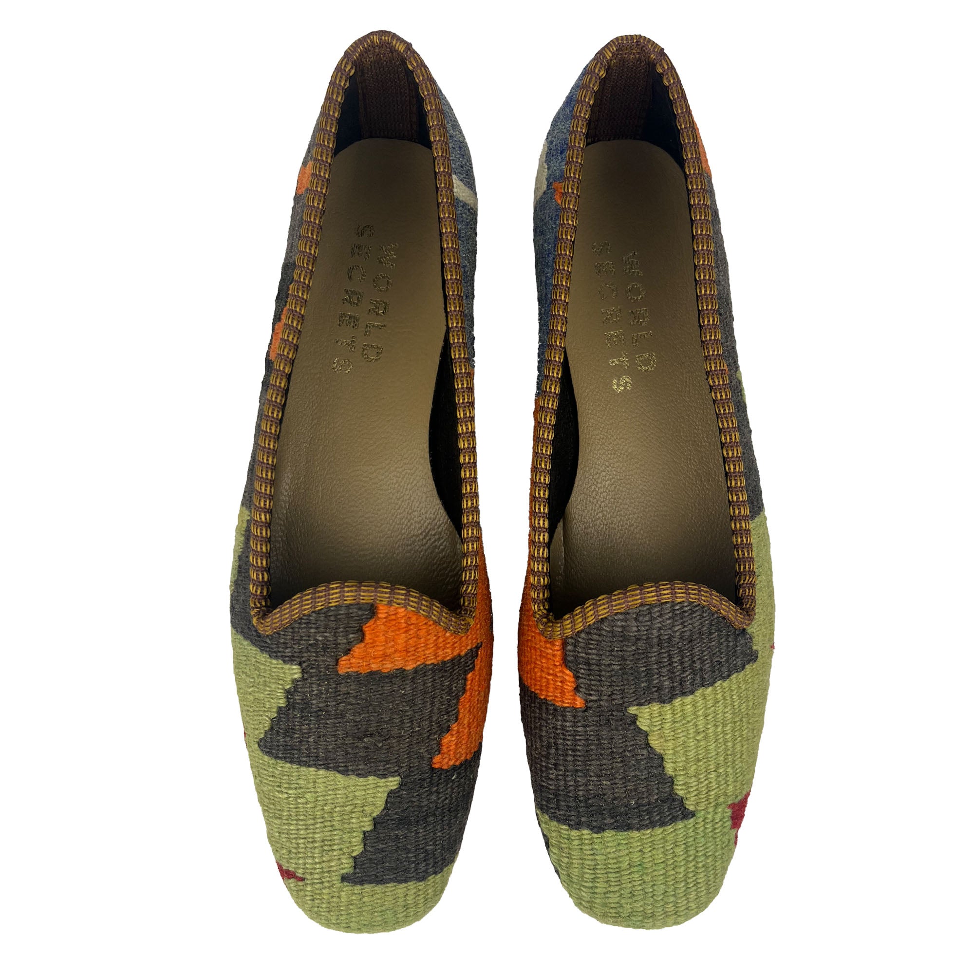 Leaf - UK 7 Ladies Kilim Shoe