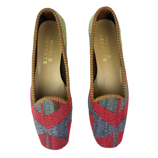 Brick - UK 5 Ladies Kilim Shoe