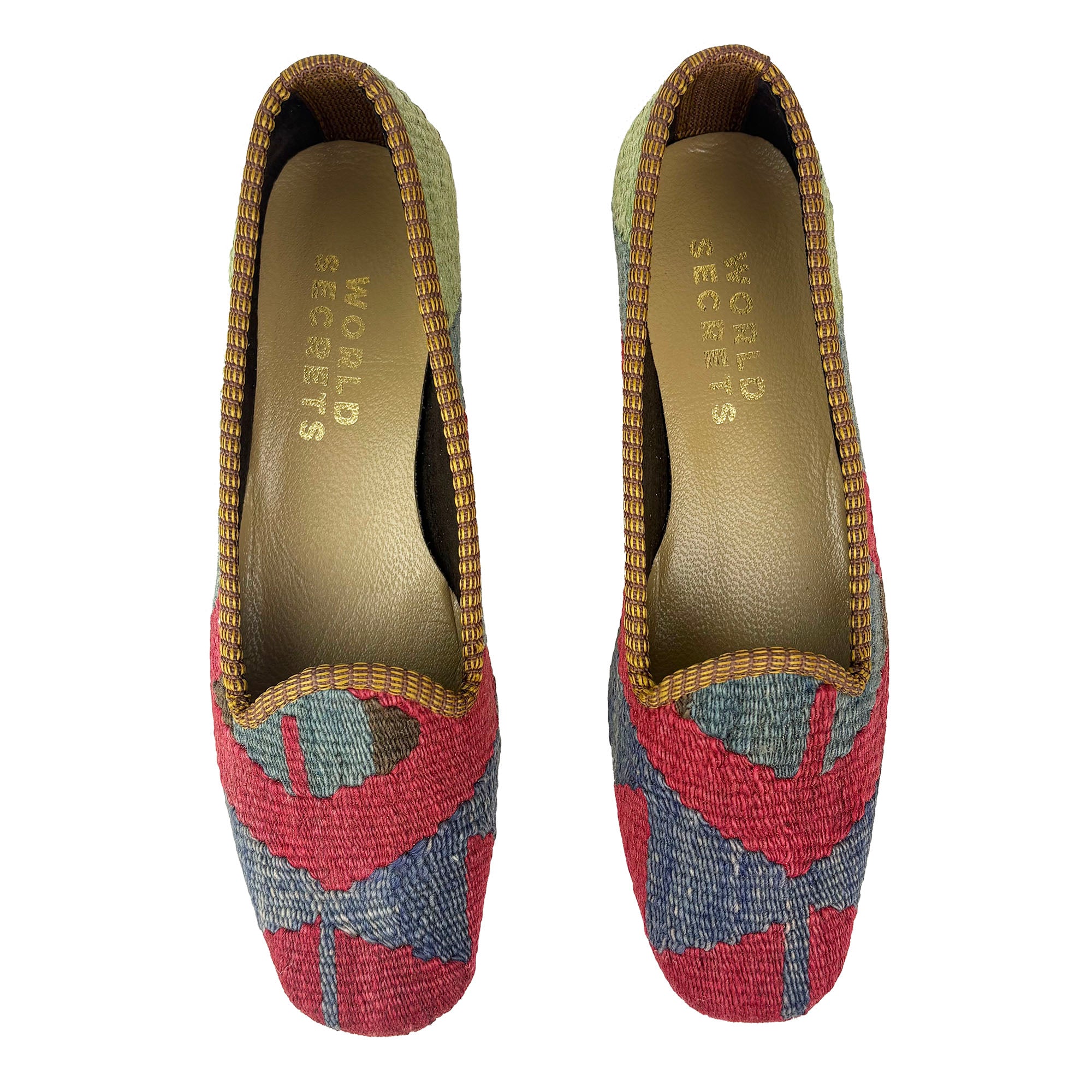 Brick - UK 5 Ladies Kilim Shoe