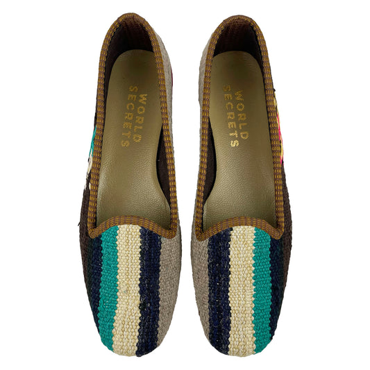 Fir - UK 5 Ladies Kilim Shoe