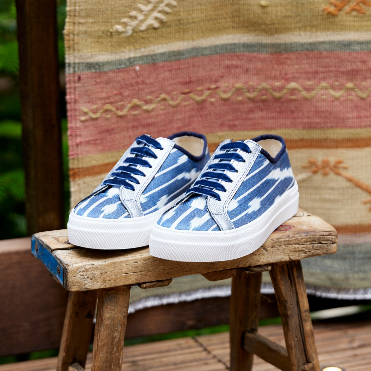 Midnight Blue - 'She Who Dares' Sneakers