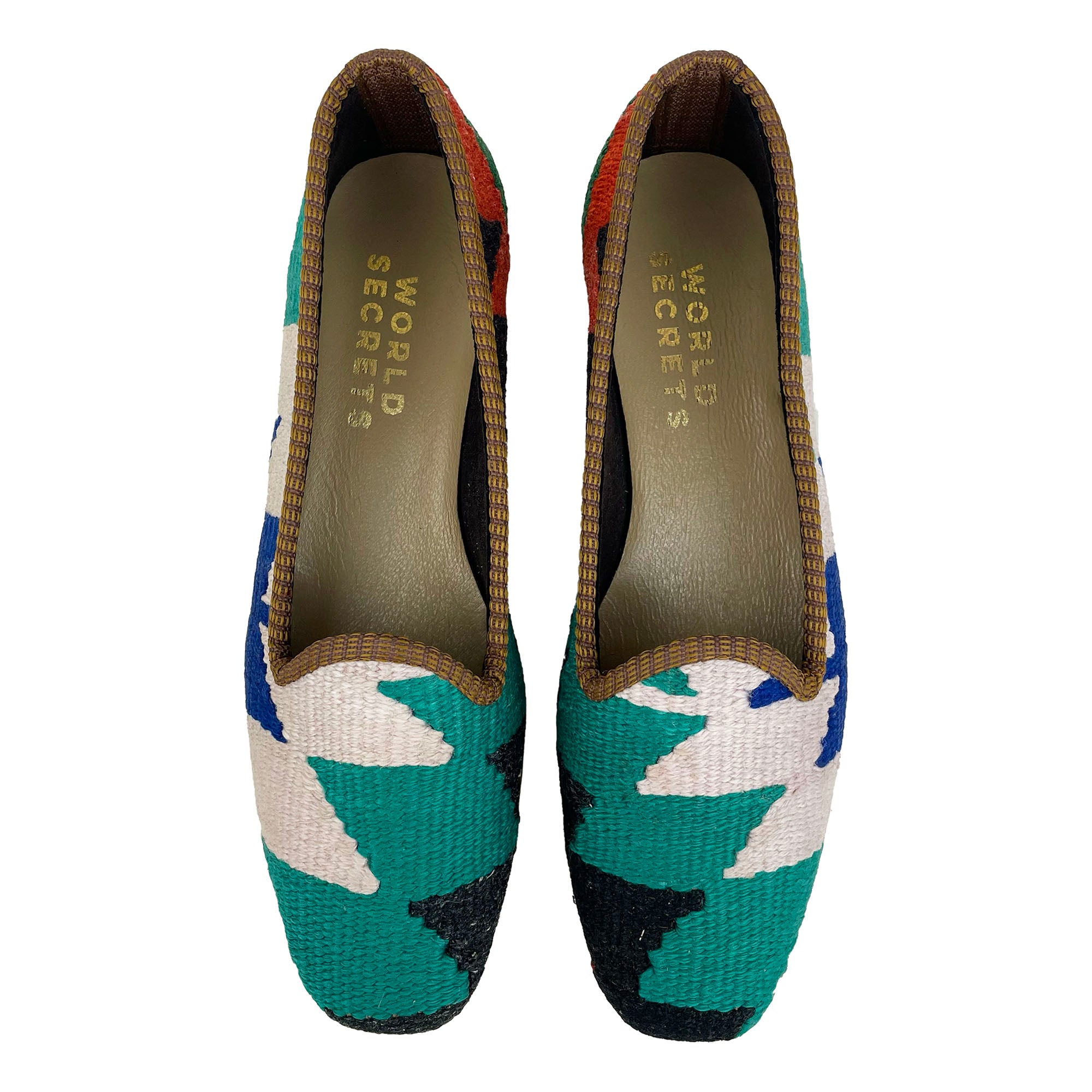 Leaf - UK 6 Ladies Kilim Shoe