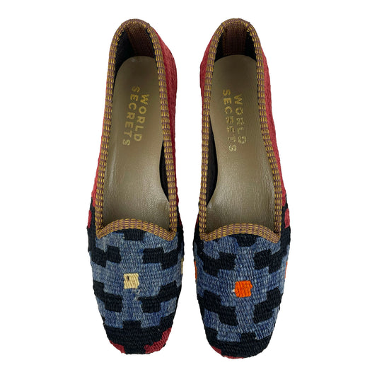 Stone - UK 5 Ladies Kilim Shoe