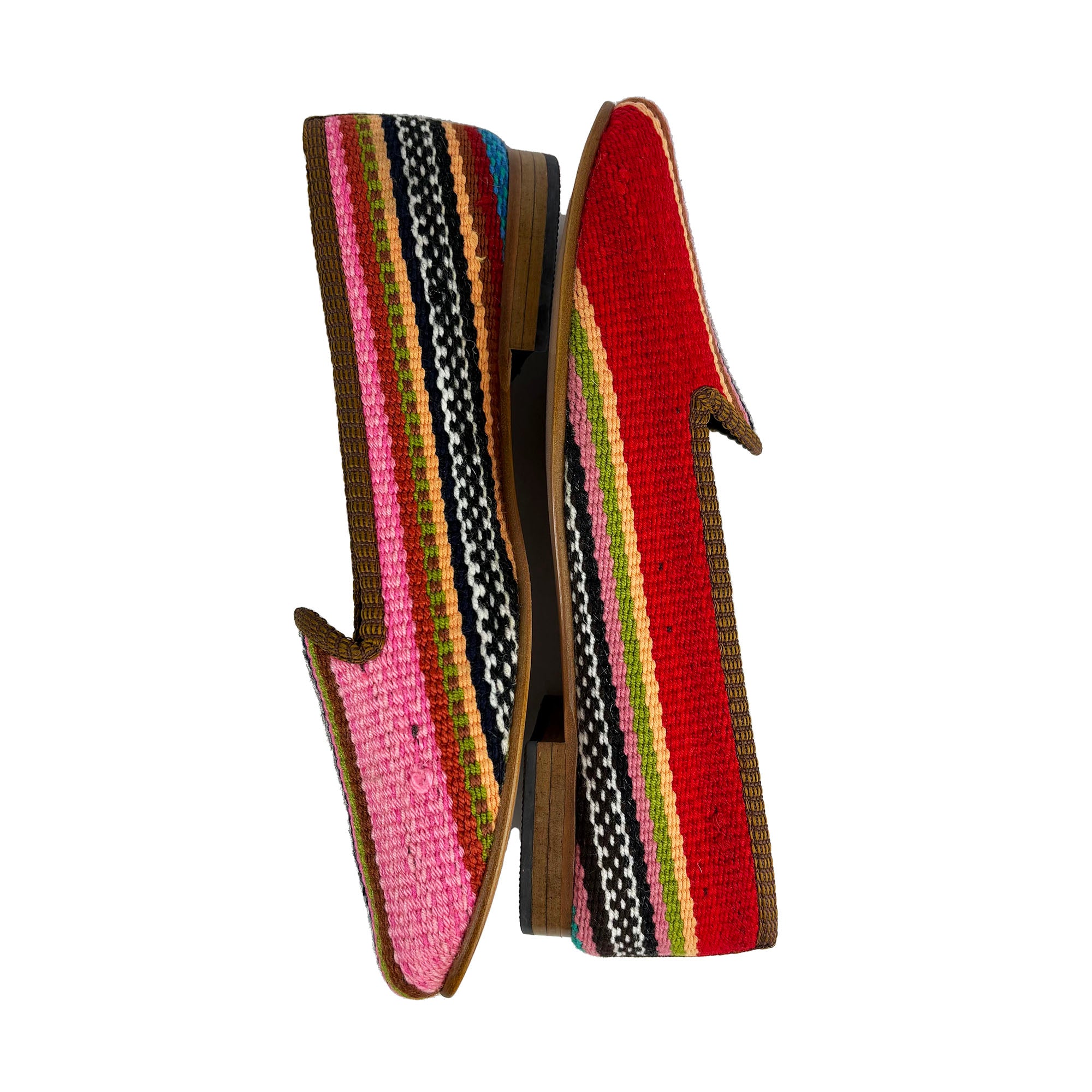 Raspberry - UK 6 Ladies Kilim Shoe