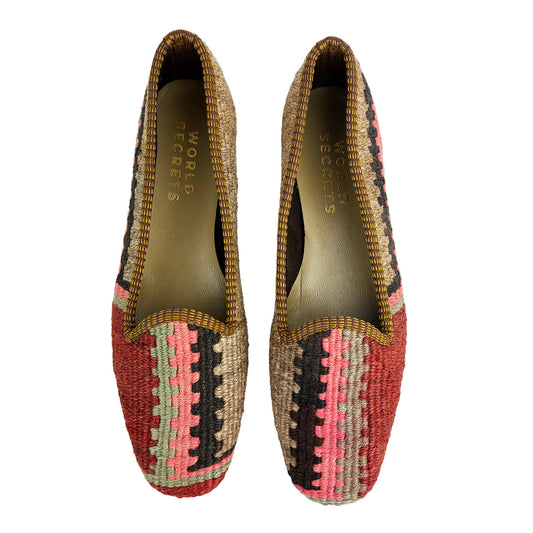 Checker - UK 7 Ladies Kilim Shoe