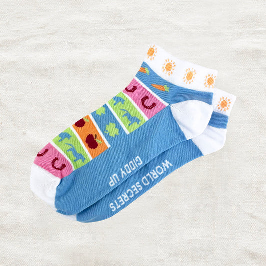Giddy Up- Sunshine Socks
