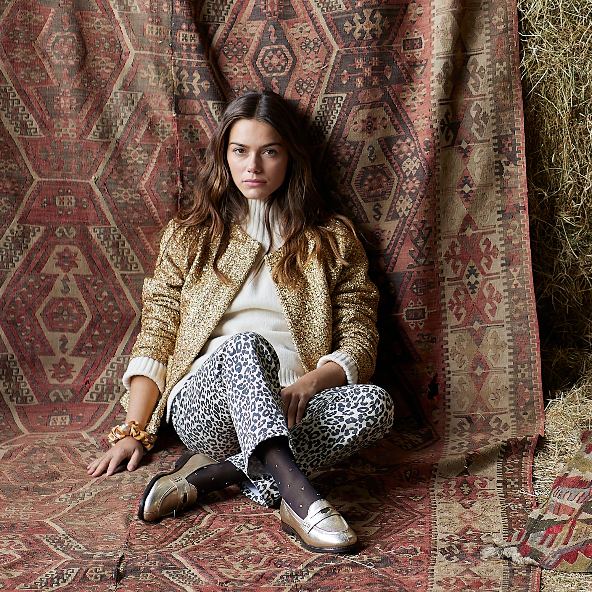 Penny Loafers Photoshoot Lucky Penny Loafer Gold Rush – World Secrets