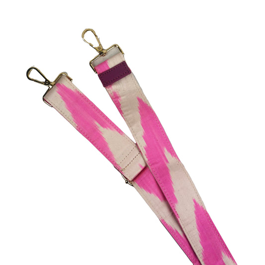 'Barbie Pink' Ikat Strap