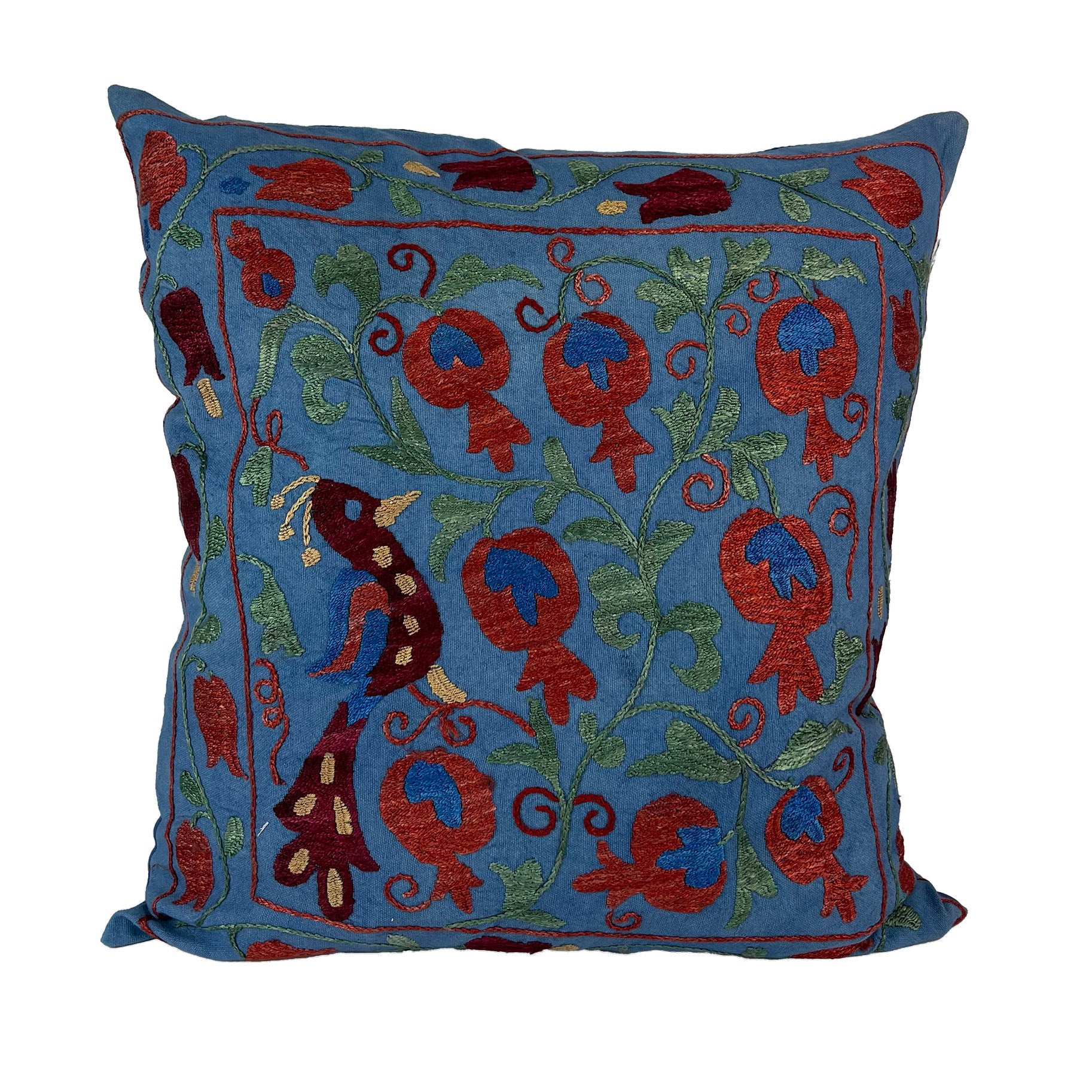 Feather - Suzani Cushion