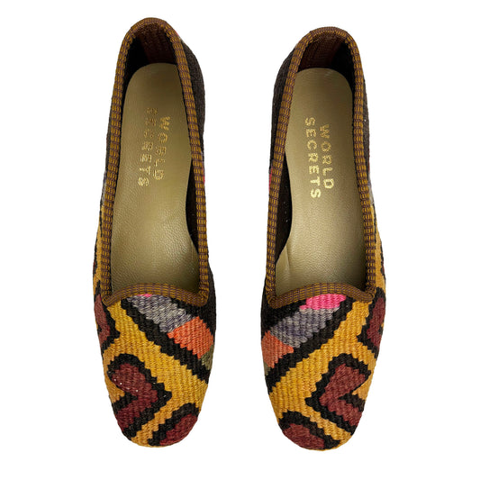 Fir - UK 5 Ladies Kilim Shoe