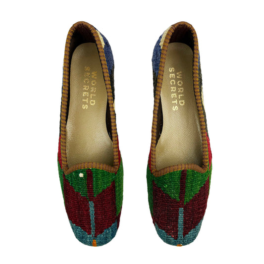 Tobacco - UK 5 Ladies Kilim Shoe