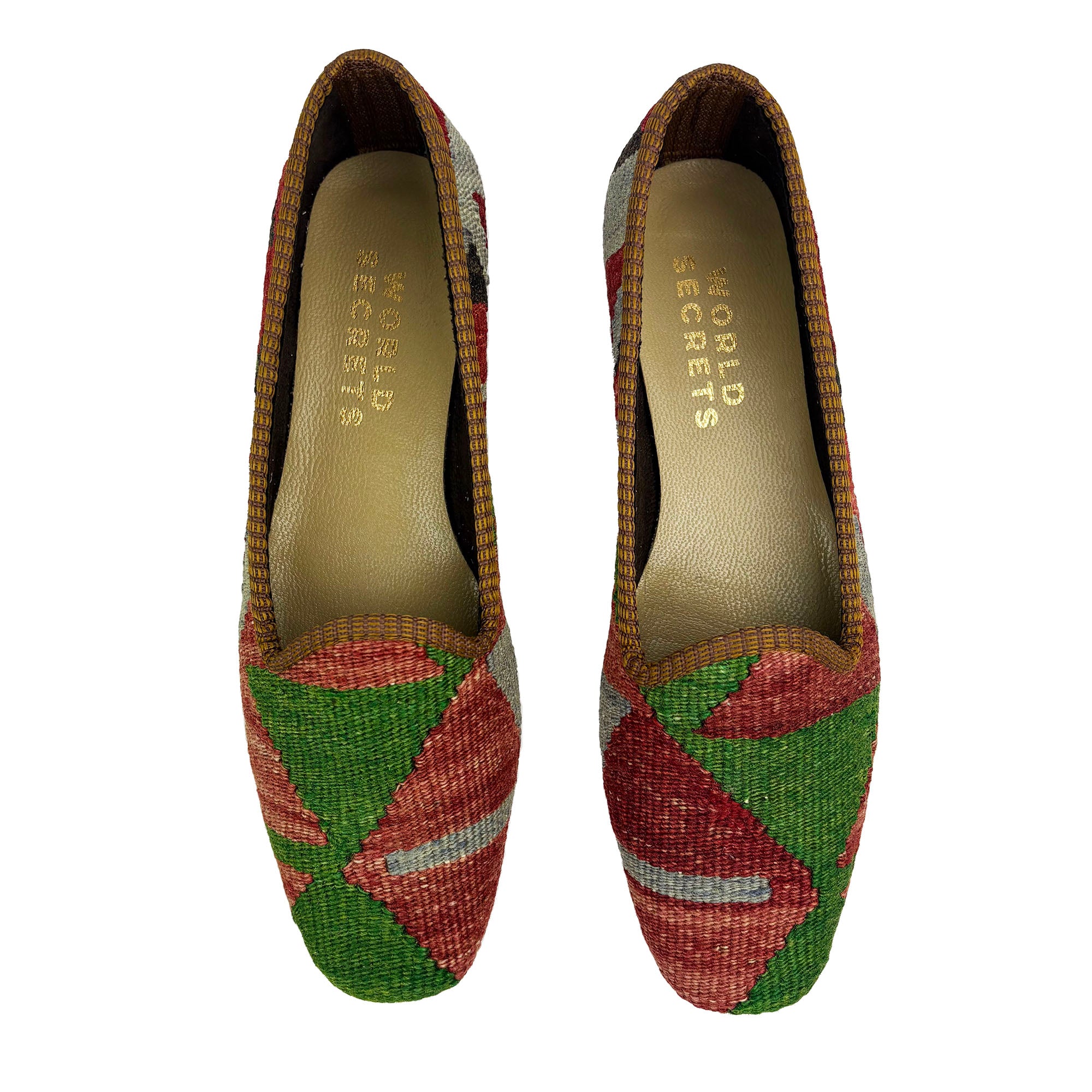 Leaf - UK 6 Ladies Kilim Shoe