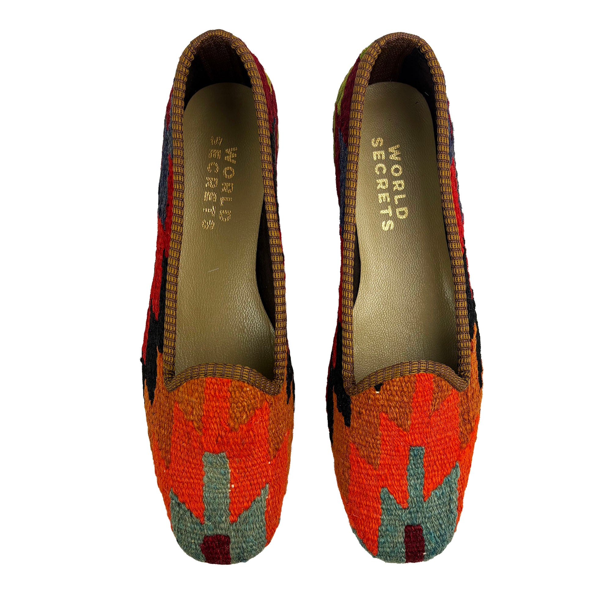 Flower - UK 8 Ladies Kilim Shoe