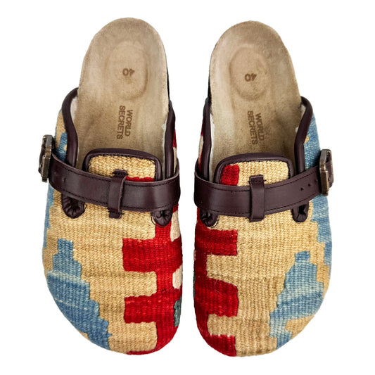 Sand Castles- UK 7 Ladies Carpet Clog